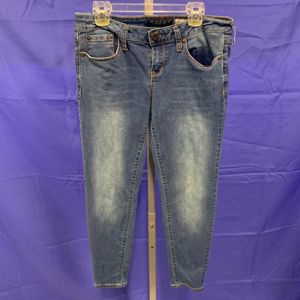 Women's Aeropostale Jeggings Blue Jeans Size 8S